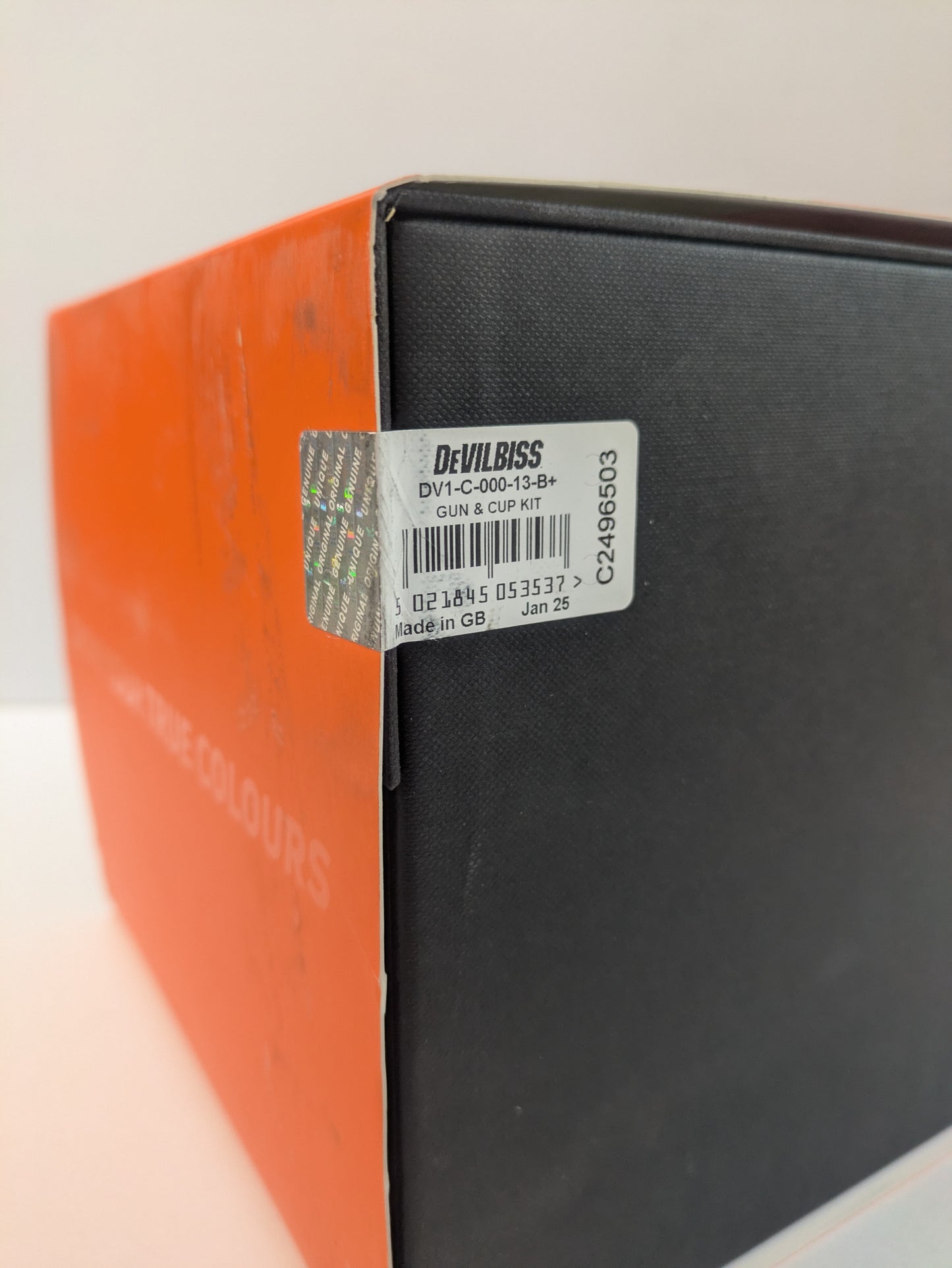 DeVilbiss DV1-C-000-13-B+ 1.3mm Basecoat HVLP Spray Gun