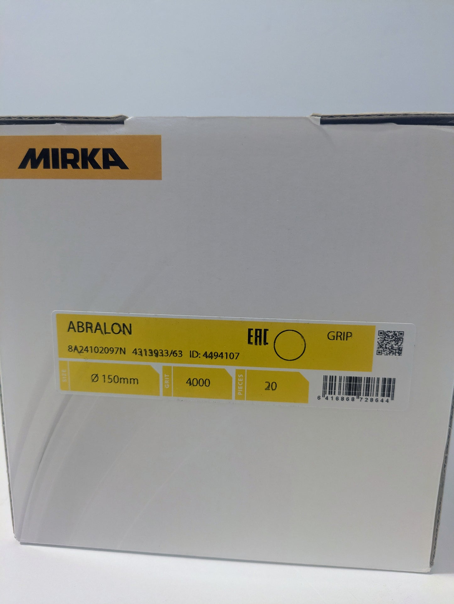 Mirka Abralon Sanding Pads 6 inch/150mm 4000 Grit