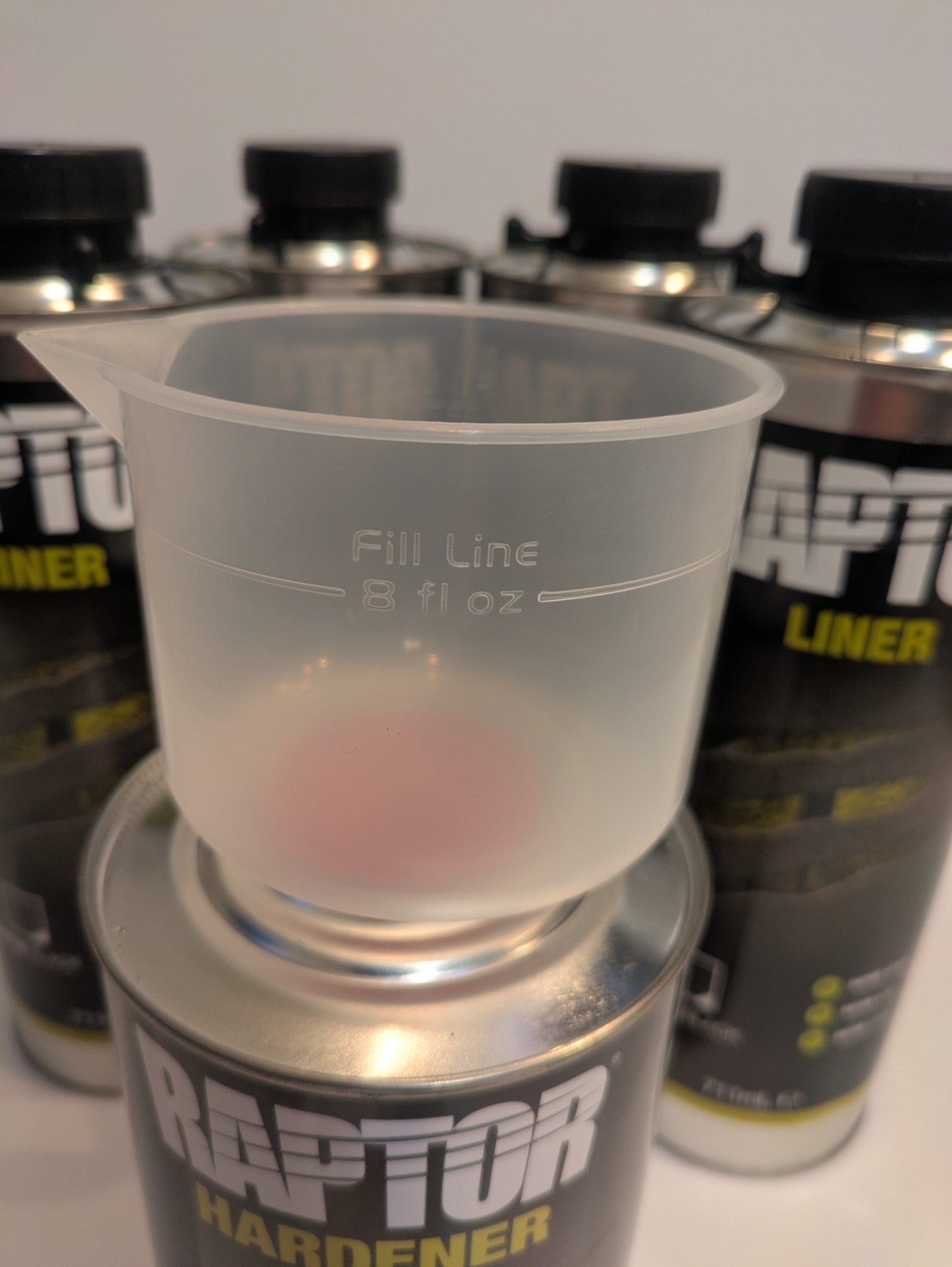 3.8ltr (1 gallon) Upol Black Raptor Kit With Spray Gun