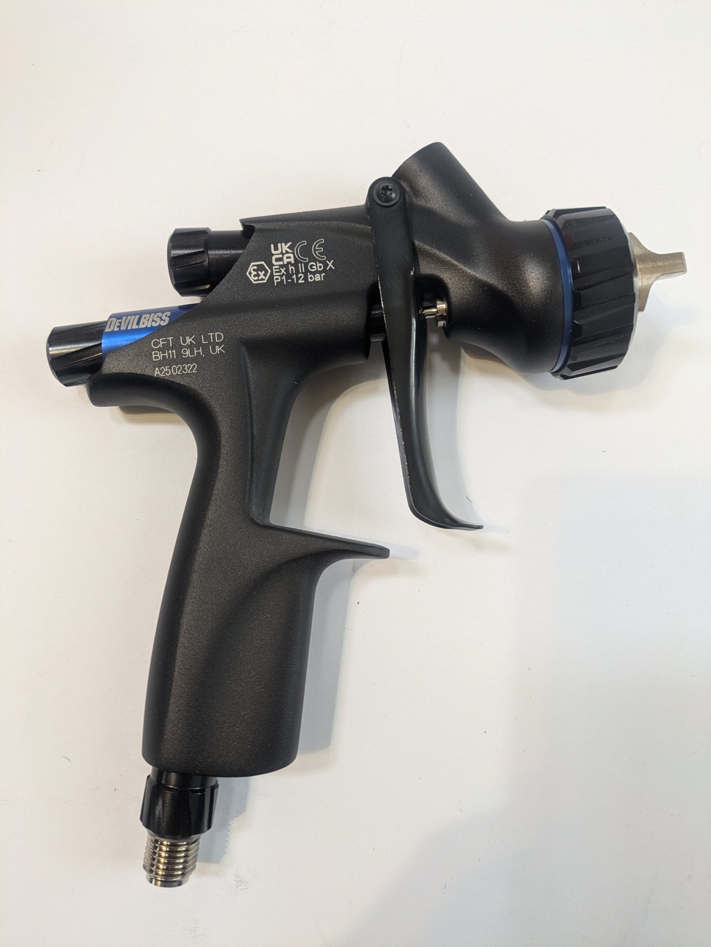 DeVilbiss DV1-C-000-13-B+ 1.3mm Basecoat HVLP Spray Gun