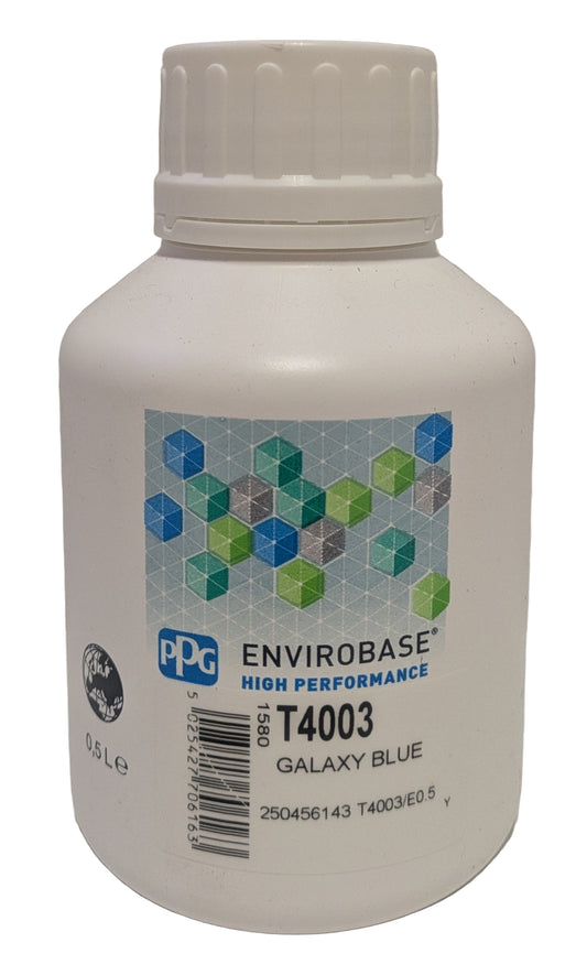 PPG T4003 Galaxy Blue Envirobase High Performance Automotive Paint Tint - 0.5L