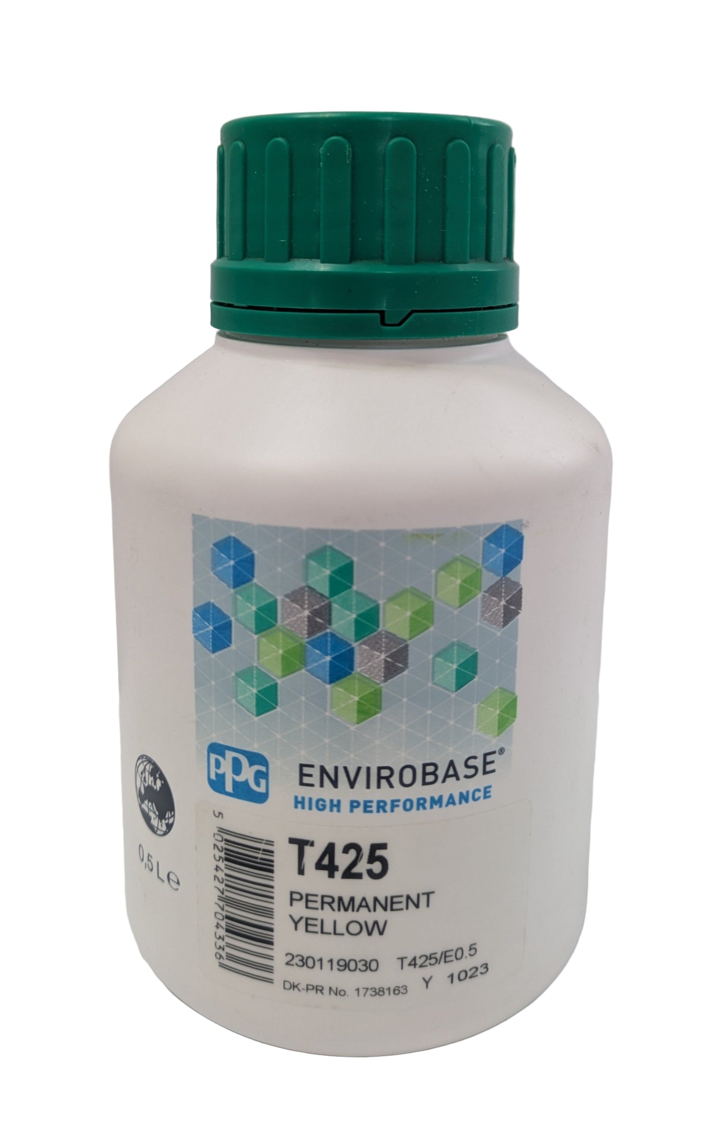 PPG T425 Permanent Yellow Envirobase High Performance Automotive Paint Tint - 0.5 L