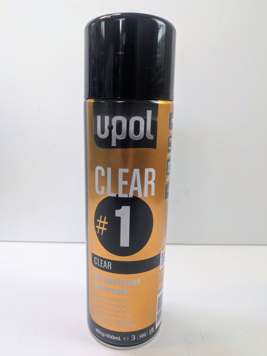Upol Clear #1 Aerosol UV Resistant Clearcoat