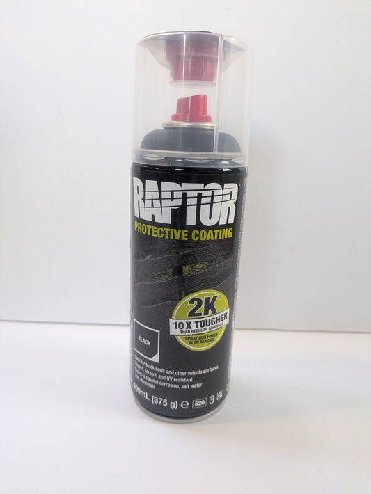 Upol Raptor 2K Aerosol Black Bedliner Spray Paint