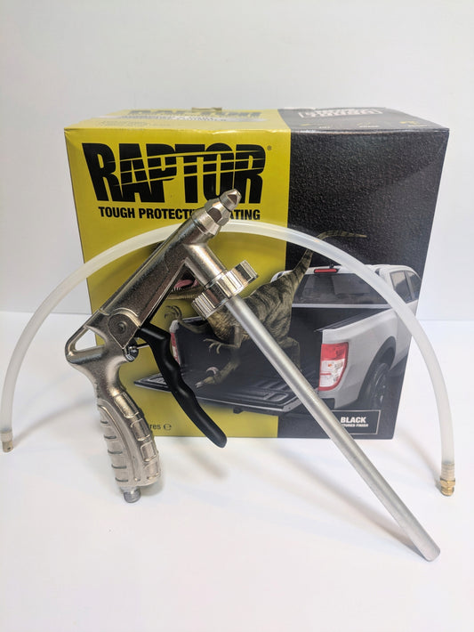 3.8ltr (1 gallon) Upol Black Raptor Kit With Spray Gun